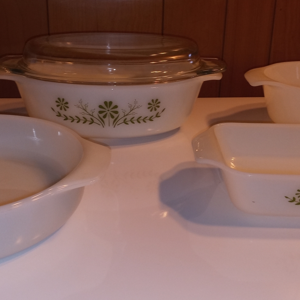 Vintage Glasbake Lot; 5 pieces!!